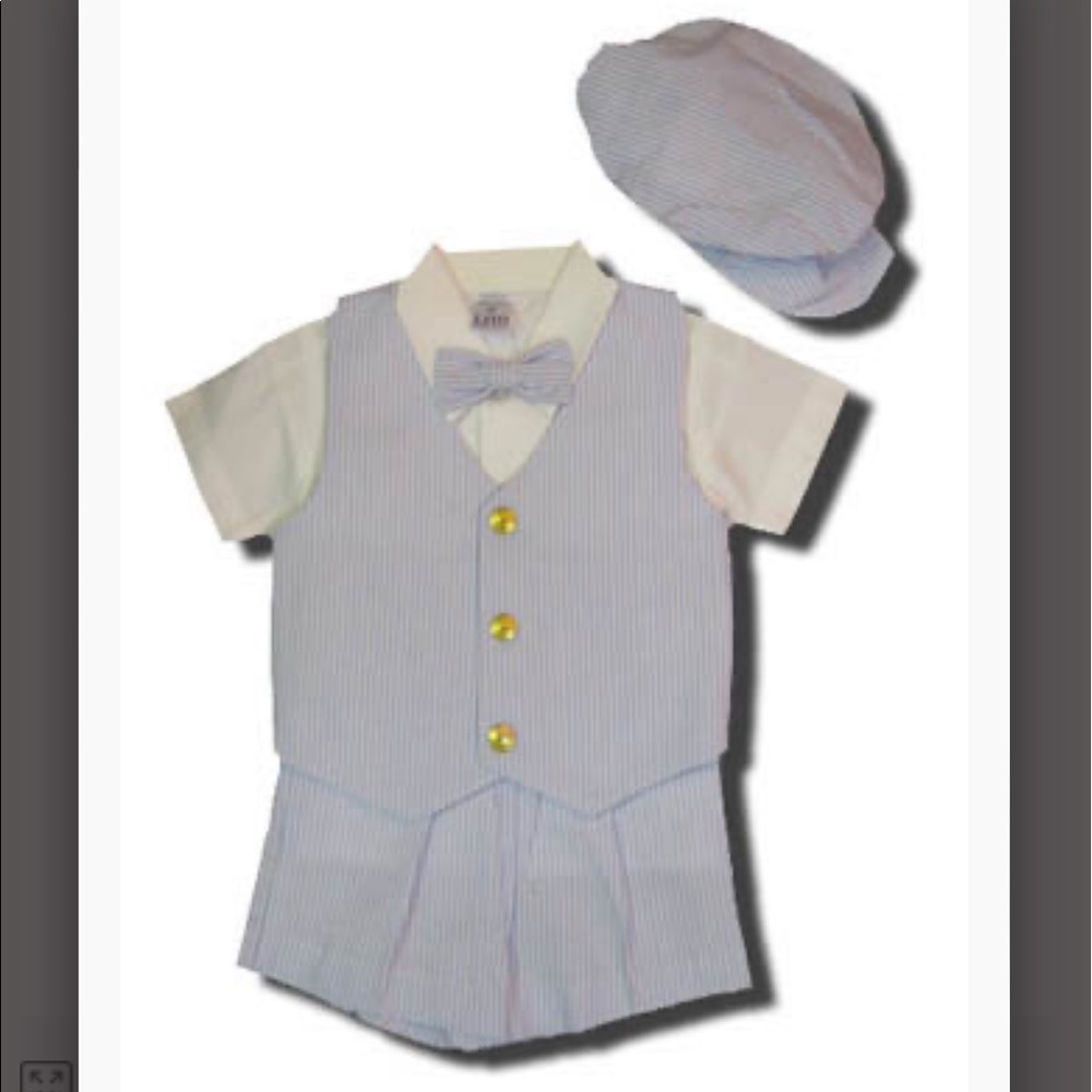 3T searsucker shorts suit